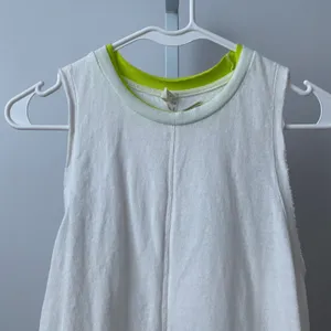 FP Movement Cotton Sporty Chic Relaxed Yoga Layering Tank Top XS White thumbnail 2