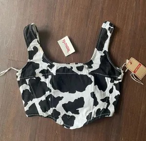 TJ Maxx Cow Print Corset thumbnail 1