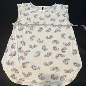 LOFT Paisley Cap-Sleeve Top Lightweight size Large thumbnail 7