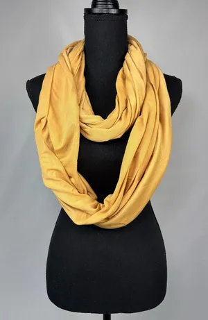 Infinity Scarf Mustard Yellow thumbnail 1