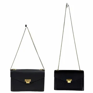 REISS Coleville Small Leather Crossbody Bag Convertible Shoulder Bag Black thumbnail 12