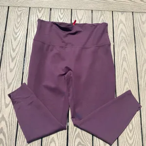Spanx micro rib knit control top skimmer leggings purple 2X thumbnail 8