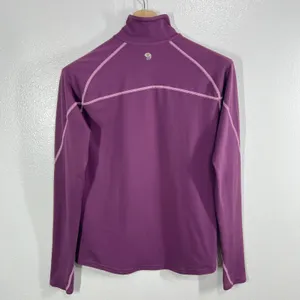 Mountain Hardwear 1/4 Zip Pullover Women Medium Purple ThumbholesHiking Gorpcore thumbnail 4