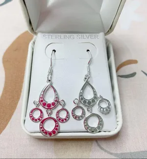 Sterling Silver Dangle Earrings thumbnail 2