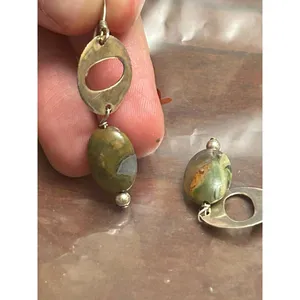 925 sterling silver earrings 3.51g h87 thumbnail 2
