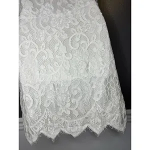 STORIA Last First Kiss Dress Womens Small White Lace Sheath Mini Wedding Party thumbnail 8