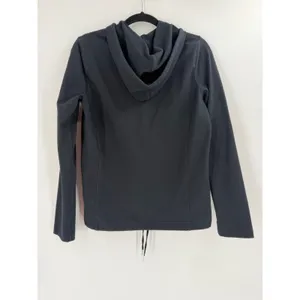 Lauren Ralph Lauren Hoodie Women S Black Zip Up Active Athleisure Sporty Minimal thumbnail 6