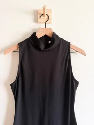 Evereve RD Style Sleeveless Mock Neck Midi Dress Size S thumbnail 3