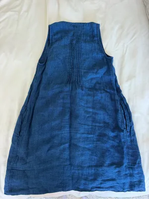 Faherty Blue Isha Dress thumbnail 6
