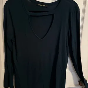 Raggs II Riches Navy Long Sleeve Top thumbnail 1