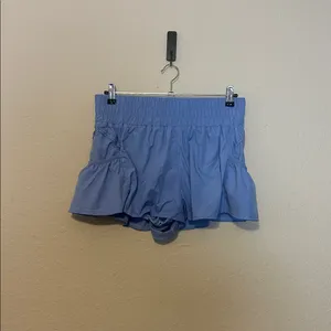 Free People Movement Get your Flirt on Shorts Cloudy Waters Size Medium thumbnail 2