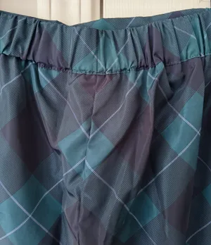Anthropologie Maeve Taffeta Cropped Plaid Wide-Leg Pants, Size M thumbnail 12