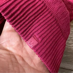 Lululemon rest less seamless hoodie violet red‎ pink thumbnail 6