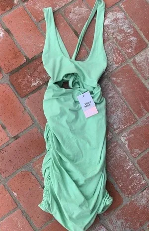Tiger Mist NWT Kai Dress Green thumbnail 1