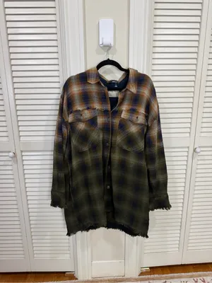 Free people Anneli Plaid Shirt Jacket thumbnail 6