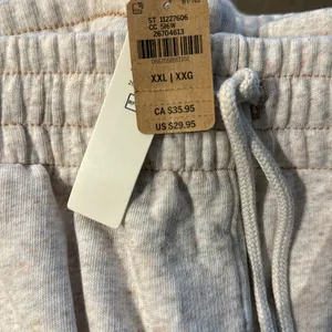 PINK VS dad sweat short athletic lounge heather‎ gray relaxed fit thumbnail 2