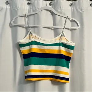 Sommer Ray striped crop top thumbnail 2