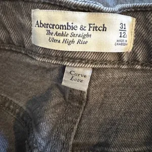 Abercrombie Fitch Ankle Straight Jeans 31/12S Curve Love Ultra‎ High Rise thumbnail 5