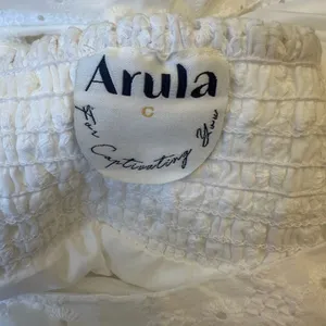 Arula C White Eyelet Tie Back Maxi Dress Altar’d State Plus Size NEW thumbnail 7