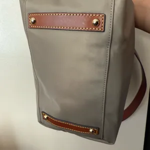 DOONEY & BOURKE WAYFARER BAG TAN HOBO BOHO 12x13”‎ 10” Handle Drop T thumbnail 7