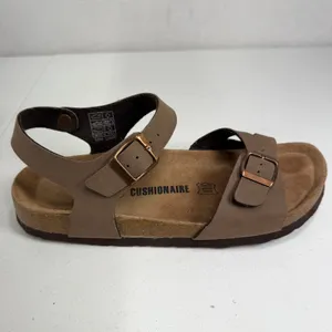 Cushionaire 10M Sandals Lauri Brown Slingback Buckle Comfort Leather Insole thumbnail 11