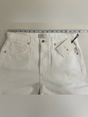 Joe's Jeans NWT The Ryan Low Slung Baggy White Wide-Leg Jeans Size 25 thumbnail 9
