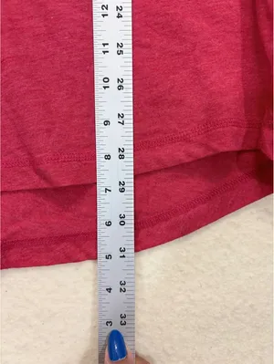 Hooded Tee LG Red Box Seat Cotton Blend Long Sleeve Graphic Badgers thumbnail 5