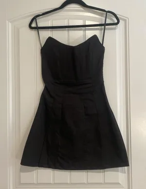 White Fox Boutique Black Dress Corset thumbnail 1