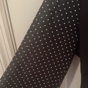 SHEIN Black Blouse with Polka Dot Sleeves thumbnail 5