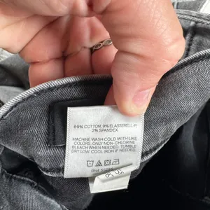 Express Denim Jeans Mid-Rise Skinny 6R Black thumbnail 7