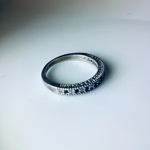 Gemstone Band Ring Silver thumbnail 3
