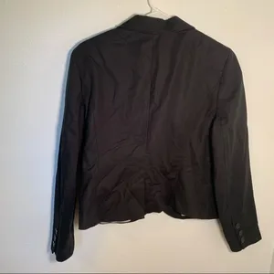 Cynthia Rowley Women's Size XL One Button Blazer Black‎ Lined Pockets Stretch thumbnail 9