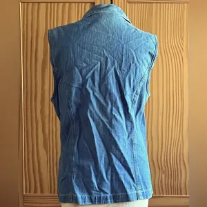 Vintage 80s 90s Hunt Club Denim Vest Retro women’s size M sz 8 10 thumbnail 2