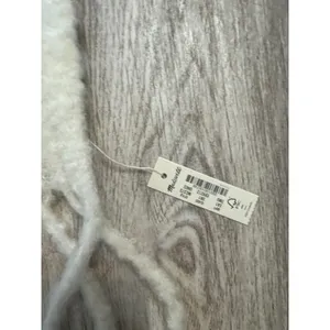 Madewell Striped Brushed Scarf Cream Tan Rust‎ NWT thumbnail 3