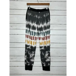 BIBI Tie Dye Lounge Set Women Small Jogger Pants Matching Top Boho Casual Set thumbnail 7