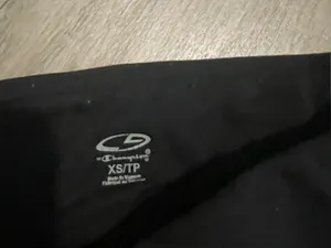 Champion Black Drawstring Hem Leggings thumbnail 2