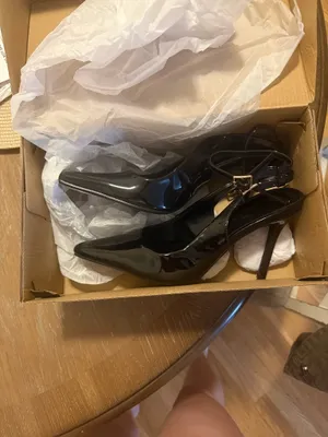 Shoedazzle Pointed toe black heels thumbnail 4