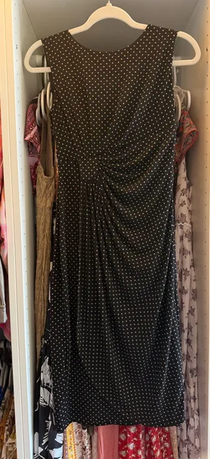 Enfocus Studio Black polka dot dress thumbnail 1