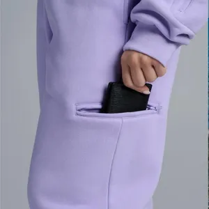 Comfrt Women's Purple Joggers-tracksuits thumbnail 3