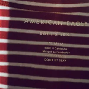 American Eagle Soft & Sexy Top Bundle Striped Tee Tie Dye Tank Red Blue Womens M thumbnail 4