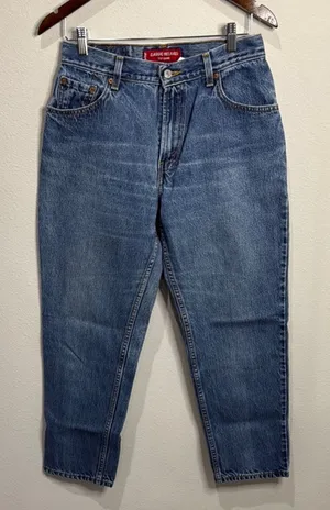 Levis 550 Classic Relaxed Vintage Jeans Inseam 27 Size 10S thumbnail 1