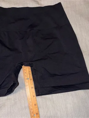 Aurola Black High Waist Bike Shorts 4”, Small, From Amazon thumbnail 4
