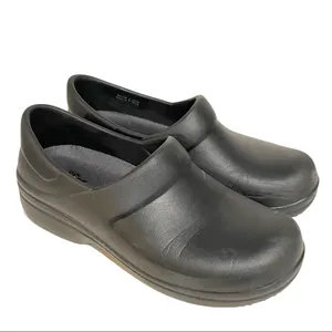 Crocs Womens Size 7 Black Dual Comfort Neria‎ Pro II Work Slip on Clog Rubber thumbnail 3