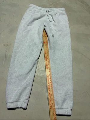 TNA cozy af fleece Light Gray Women's Fleece Joggers medium thumbnail 3