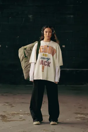 Jesus is coming back soon heavy T White Size XL thumbnail 2
