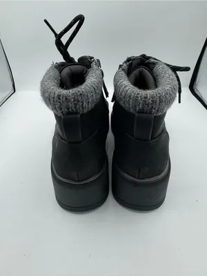 Dr. Scholl’s Nice max alp Black Ankle Lace-Up Platform Boots Womens size 10 fall thumbnail 2