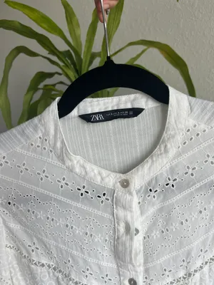 ZARA White Blouse thumbnail 2