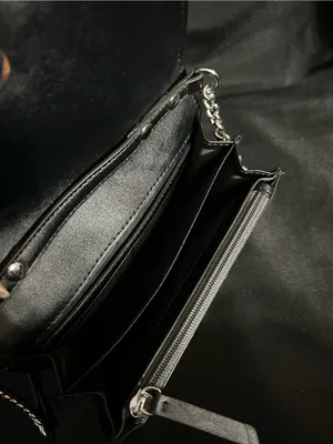 Nine West Black Floral Crossbody with Pink and Cream Blooms thumbnail 12