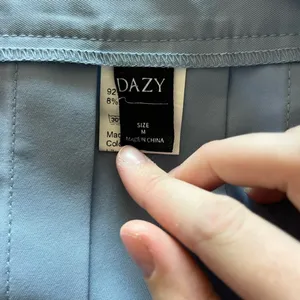 Blue Pleated Skater Mini Skirt thumbnail 6