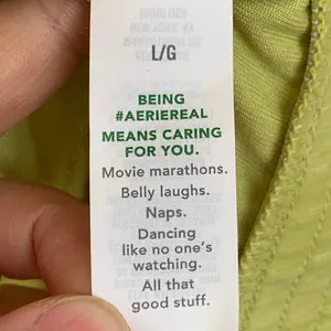 NWT Aerie Corduroy Ribbed Zip‎ Up Bomber Jacket in Neon Green thumbnail 4